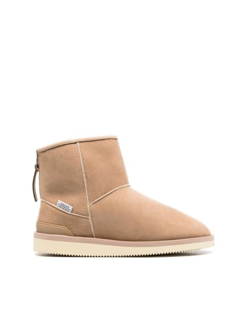 shearling-lined snow boots