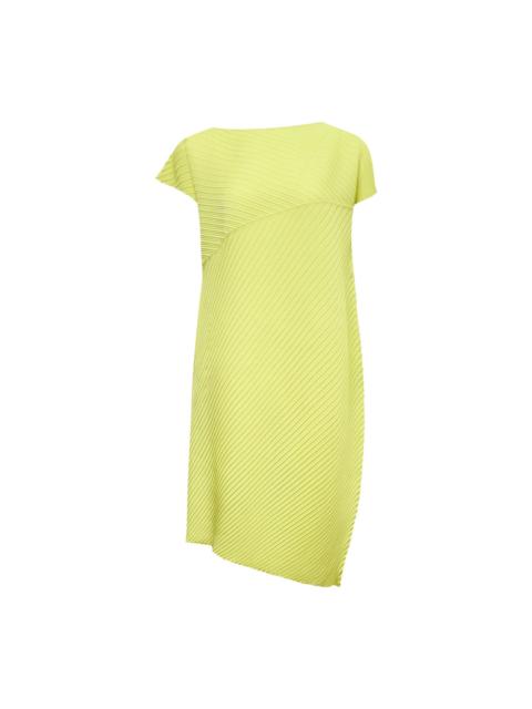 ISSEY MIYAKE Plaster Pleats Solid Pleated Dress
