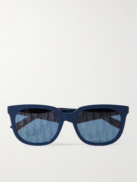 Dior Dior B27 S3F D-Frame Logo-Detailed Acetate Sunglasses Black