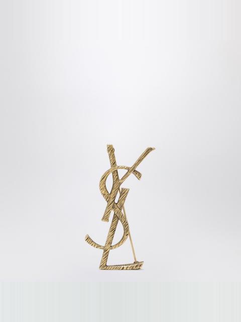 SAINT LAURENT Cassandre brooch in metal