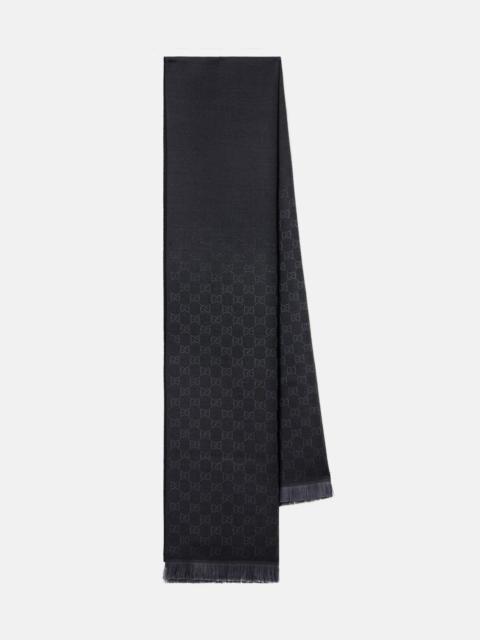 GUCCI GG wool jacquard scarf