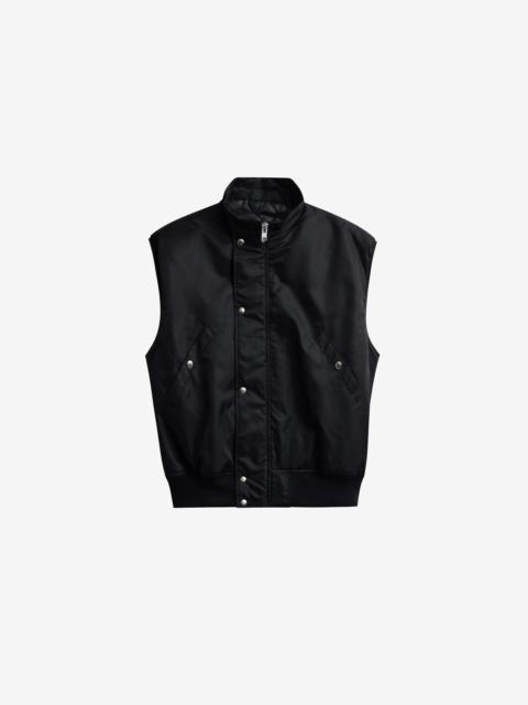 The Frankie Shop Aysen Sleeveless Bomber Jacket - Black
