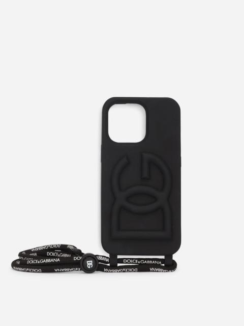 Rubber iPhone 13 Pro cover with embossed logo