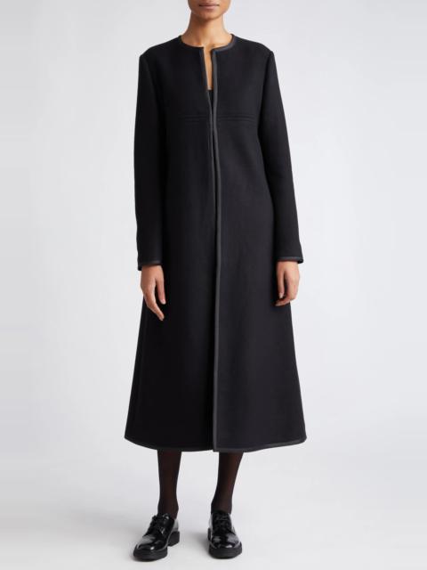 BODE Mabelle Long Wool Coat