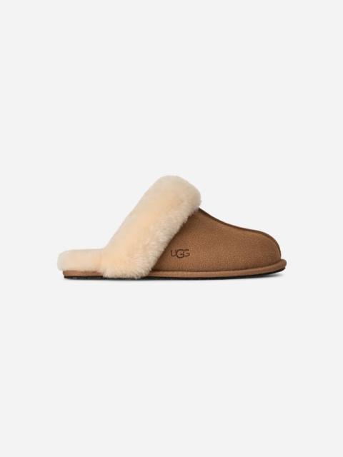 UGG ® Women's Scuffette II Suede Sheepskin Slipper in Brown/