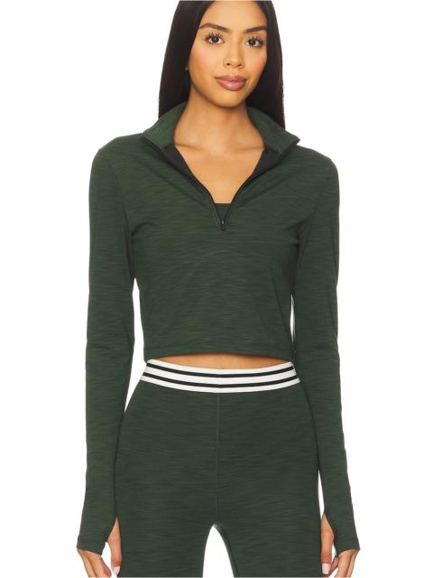 SPLITS59 Stevie Active Rib Half Zip Sweatshirt
