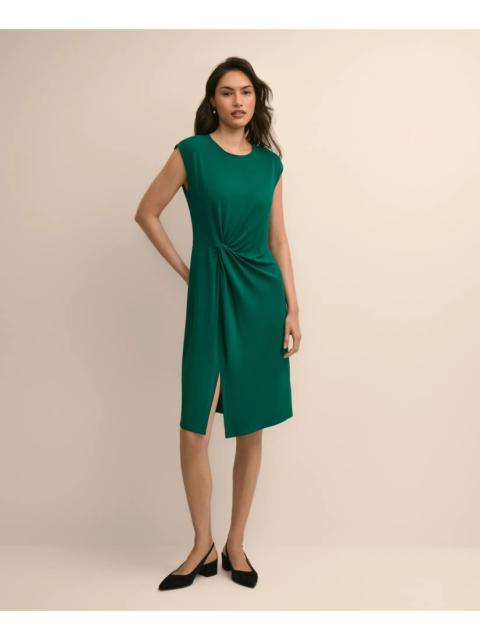 Brooks Brothers Knot-Waist Sheath Dress