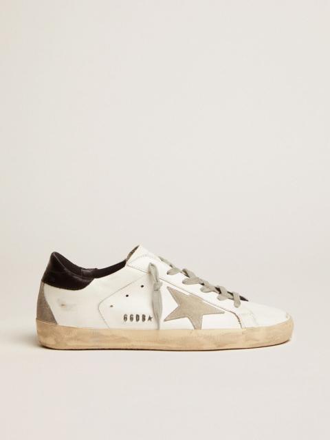 Women’s Super-Star sneakers with black heel tab and metal stud lettering