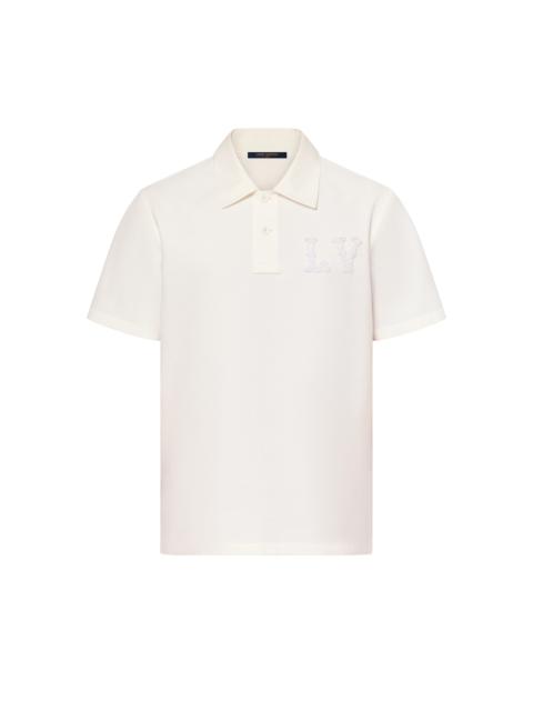 Louis Vuitton Poplin Polo With Embroidered LV Patch