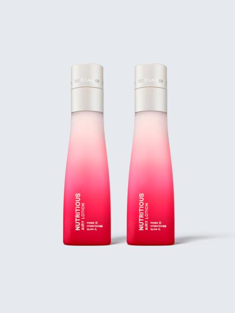 Estée Lauder Nutritious Airy Lotion Duo Pores. Hydration. Glow.
