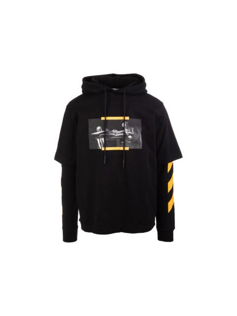 Off-White OFF-WHITE Caravaggio Painting Hoodie Black