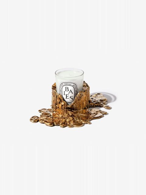 Diptyque Medium gold bronze candle holder - For classic candles