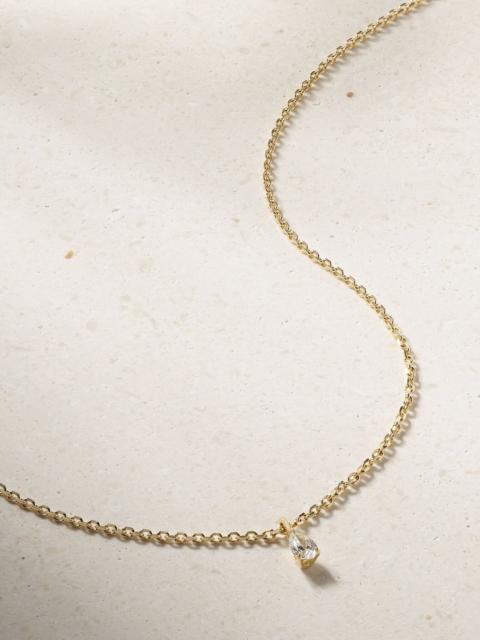 ANITA KO 18-karat gold diamond necklace Gold