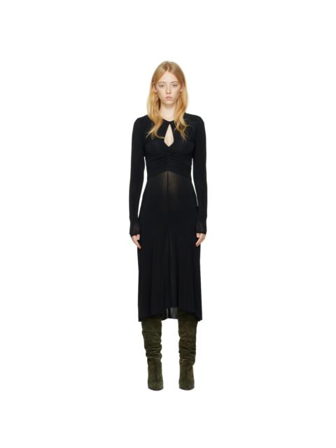 Isabel Marant Black Jinelima Midi Dress