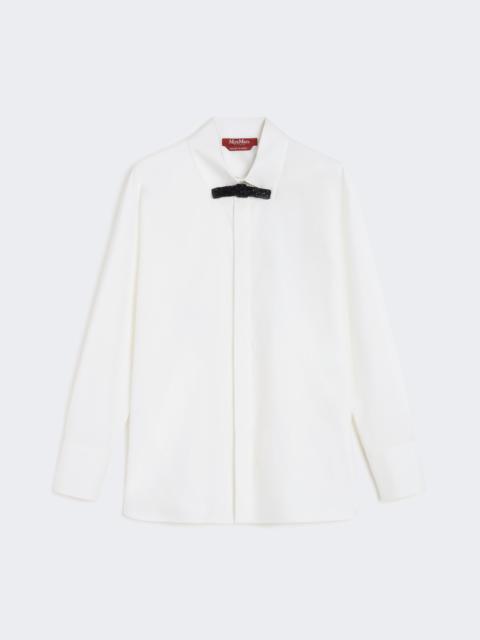 Max Mara ROLL Cotton and silk poplin shirt