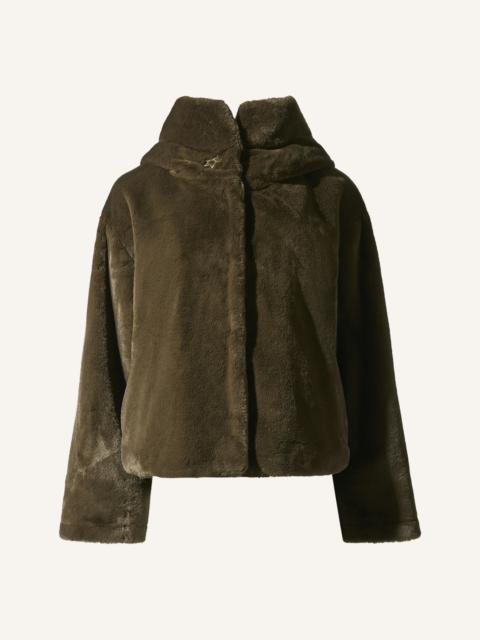 PERFECT MOMENT Faux Fur Hoodie