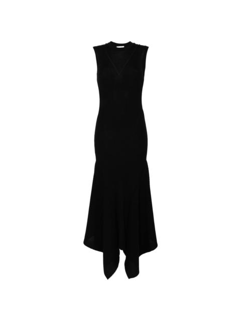 AMI Paris godet merino wool midi dress