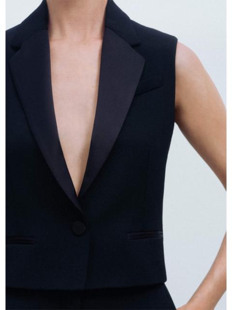 ME+EM Sleeveless Tux Jacket