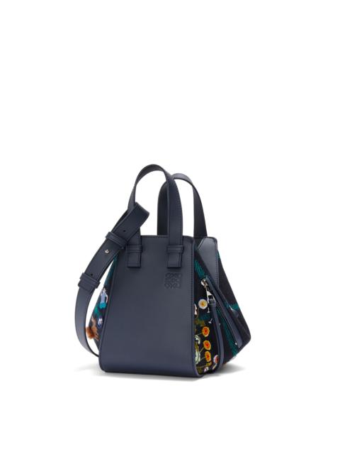 Loewe Bunny compact Hammock bag in calfskin and wool