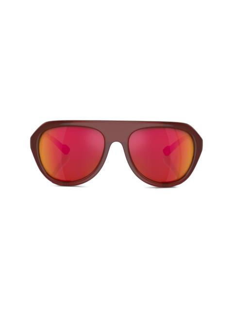 Ferrari oval-frame sunglasses