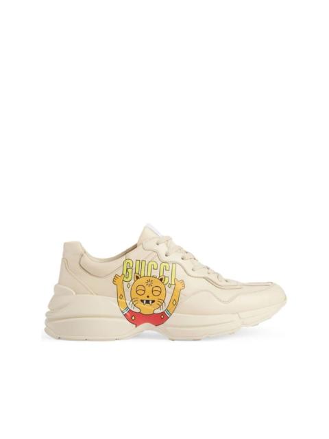 GUCCI logo-print chunky-sole sneakers