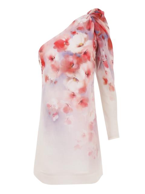 Zimmermann CRUSH ASYMMETRICAL MINI DRESS