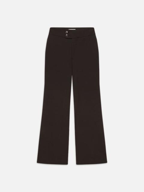 FRAME Le Hardy Wide Leg Trouser in Black