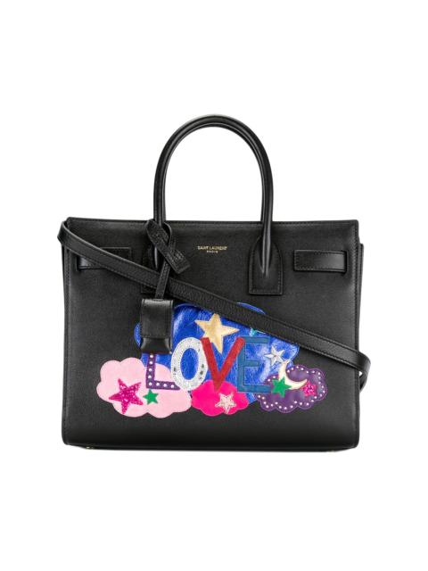 SAINT LAURENT baby Sac de Jour Love tote
