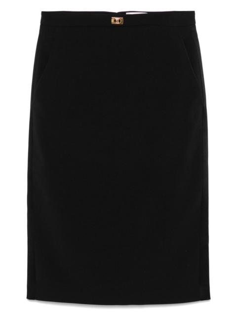ELISABETTA FRANCHI crepe mini skirt