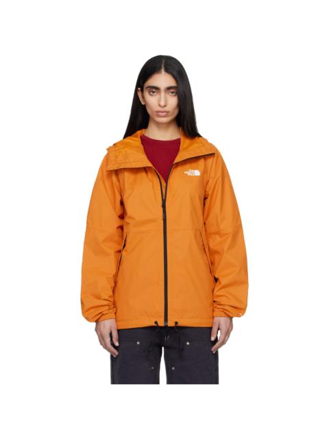 The North Face Orange Antora Rain Hoodie Jacket