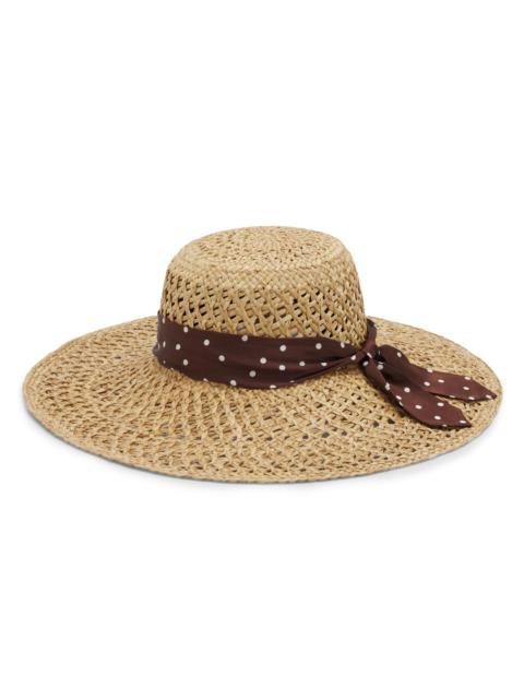 rag & bone Women's Garden Straw Hat - Natural Brown
