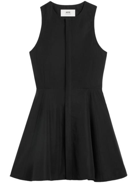 AMI Paris sleeveless cotton minidress