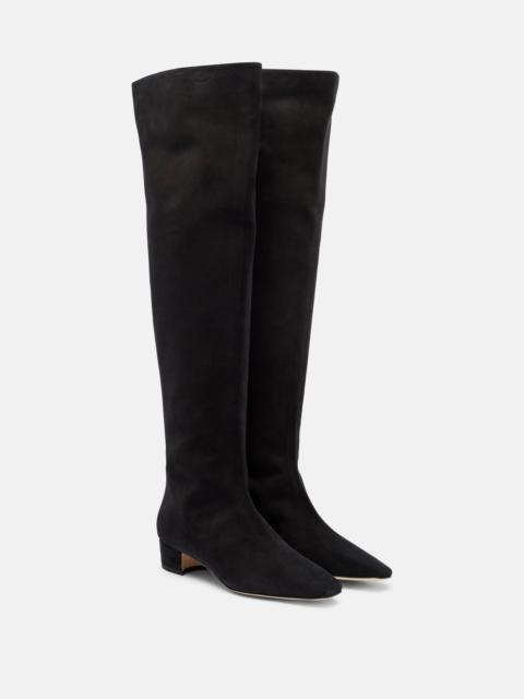 Manolo Blahnik Gore suede over-the-knee boots