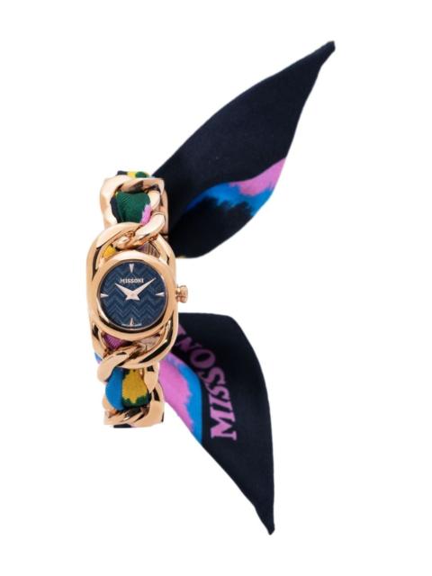 Missoni Gioiello scarf interlinked watch