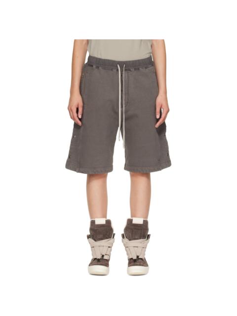 Rick Owens DRKSHDW Gray Tower Pusher Shorts