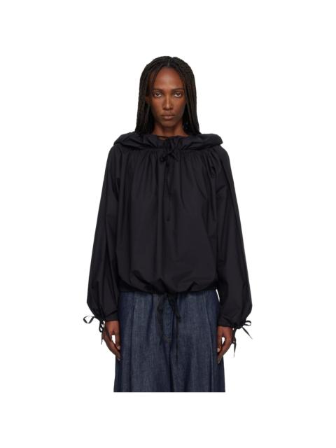 BASERANGE Black Point Hooded Blouse