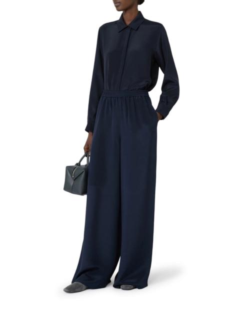 Max Mara SILK CRÊPE DE CHINE SHIRT
