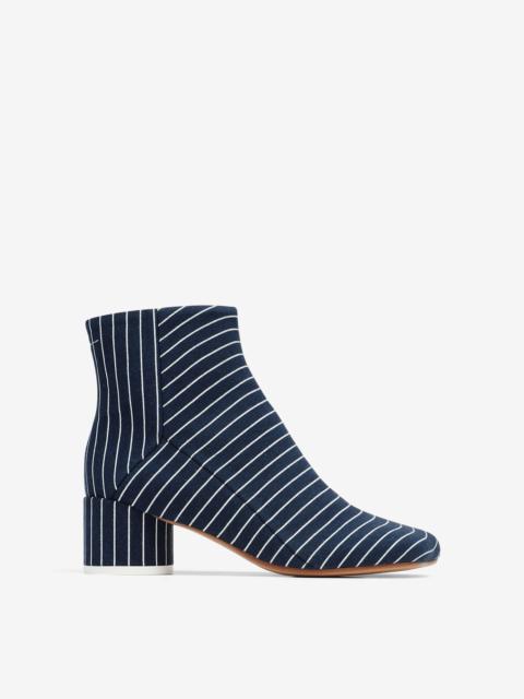 MM6 Maison Margiela 6 logo stripe ankle boots