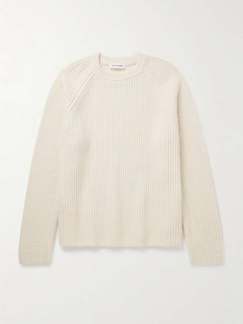 The Frankie Shop Carter Ribbed Merino Wool-Blend Sweater