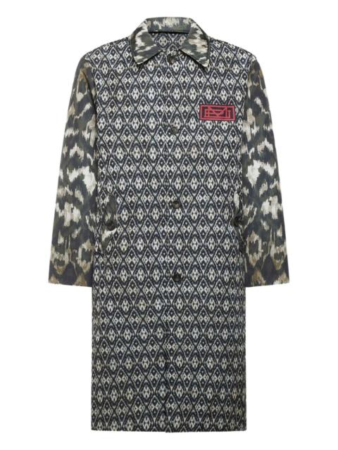 Pierre-Louis Mascia ikat-pattern buttoned coat