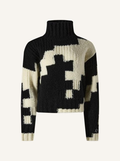 PERFECT MOMENT Chunky Wool Cropped Sweater