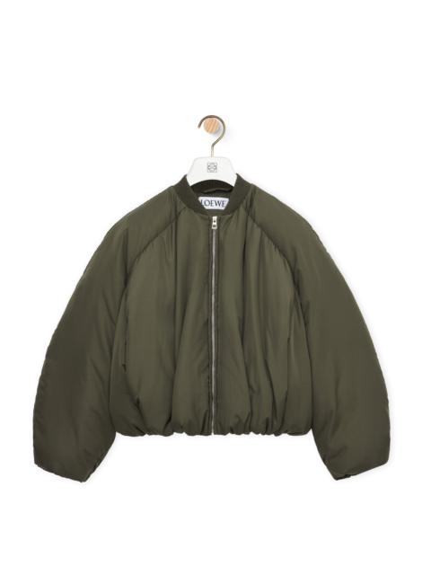 Loewe Padded bomber jacket in nylon