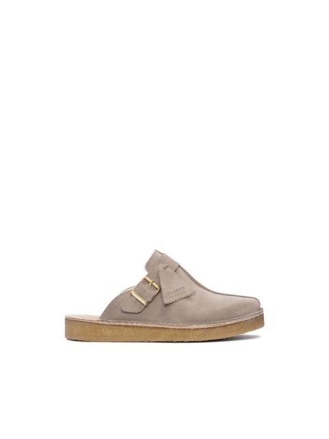 Clarks Originals Trek calf suede flat mules