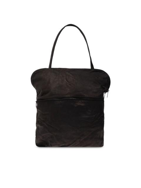 Yohji Yamamoto leather tote bag