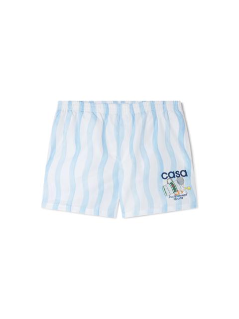 CASABLANCA Wave Swim Trunks | Casablanca Paris