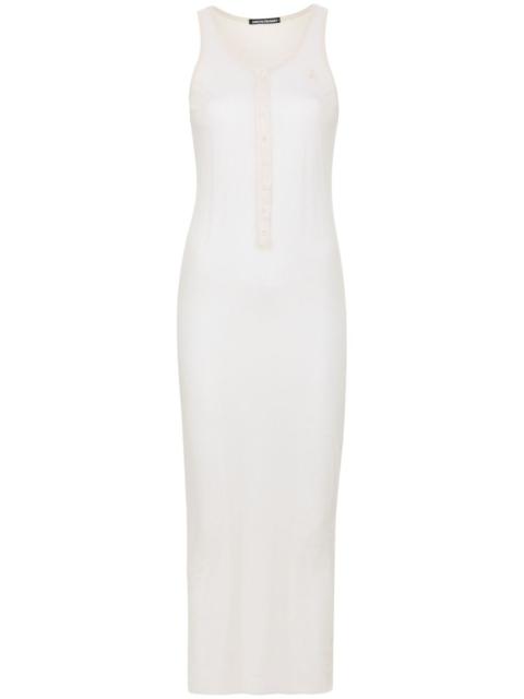 ANDREĀDAMO fine-ribbed maxi dress