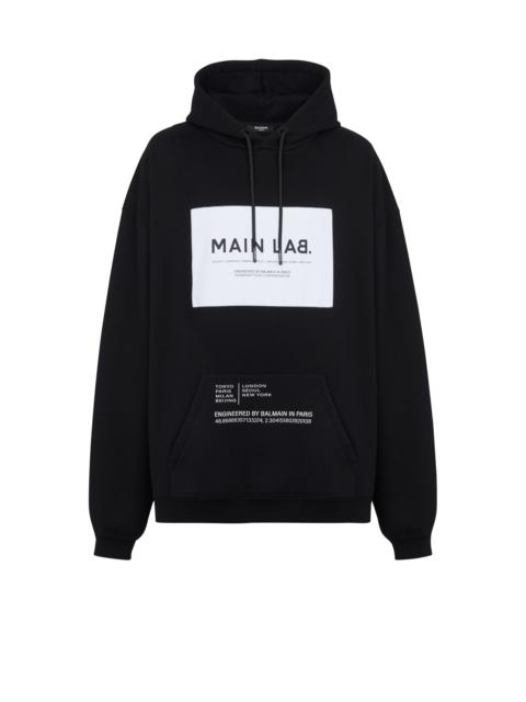 Balmain Main Lab label hoodie