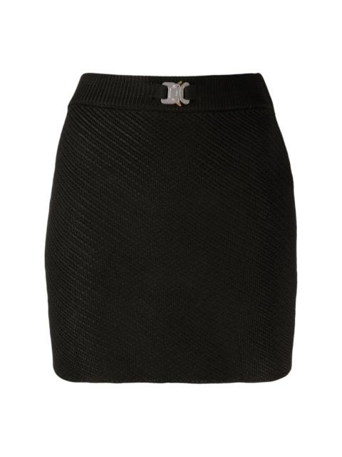 1017 ALYX 9SM buckle-detail knit miniskirt