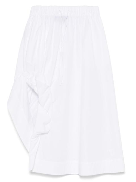 Simone Rocha gathered-slit midi skirt