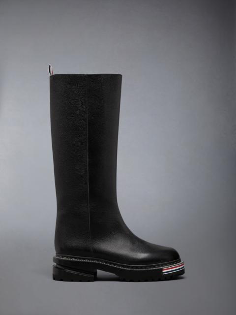Thom Browne PEBBLE GRAIN HIKING SOLE KNEE HIGH BOOT